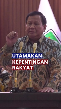  Video Prabowo: Bagi yang ingin Mengabdi Tak Ada Rasa Dendam dan Benci