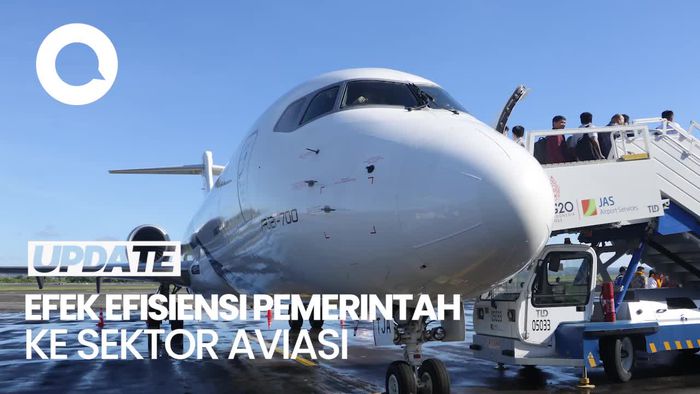 Video: Permintaan Tiket Penerbangan Turun Imbas Efisiensi Anggaran Pemerintah
