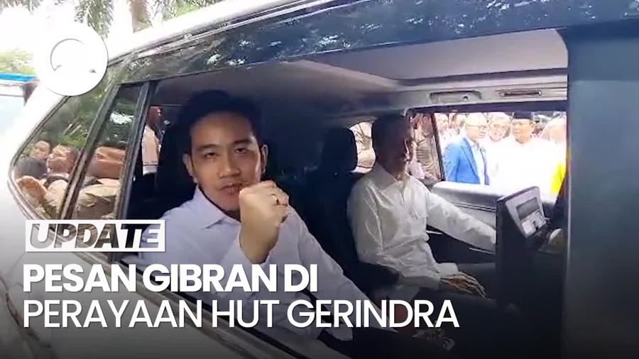 Video Pesan Gibran di HUT Gerindra: Dirgahayu, Semangat Dukung Presiden