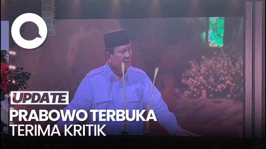 Video Prabowo: Kita Harus Mau Dikritik, Tapi Kritiknya yang Benar