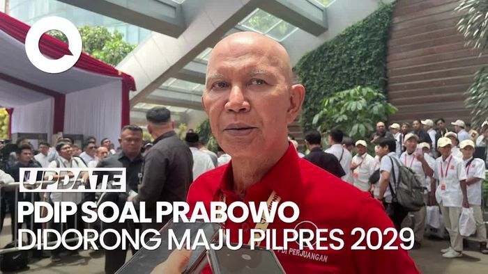 Video Said PDIP soal Prabowo Didorong Maju Lagi Pilpres 2029: Realistis