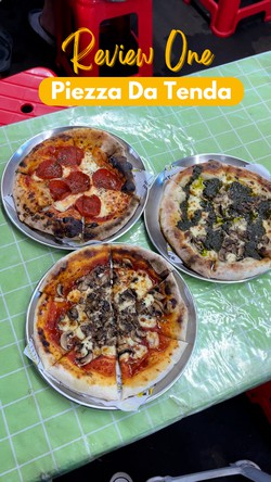 Video: Bayar Rp 88 Ribu Bisa Makan Pizza dan Pasta Sepuasnya di Warung Tenda Ini