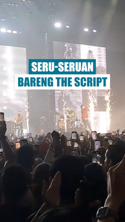 Video Nyanyi Bareng hingga Seru-seruan di Konser The Script 