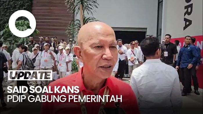 Video Said Abdullah PDIP: Tak Harus Masuk Pemerintahan, yang Penting Visinya Sama