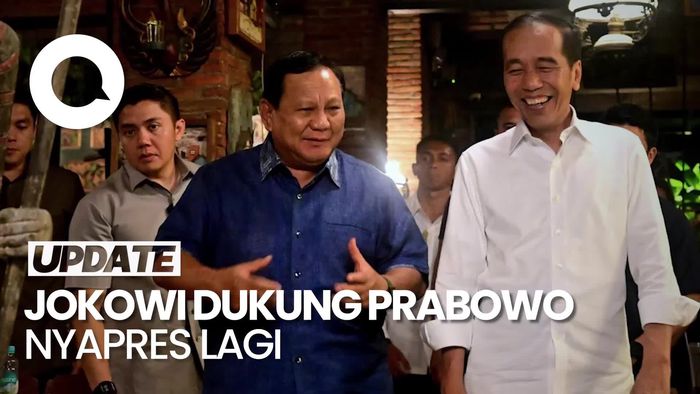 Video: Kala Jokowi Sebut Dukung Penuh Prabowo Maju Pilpres 2029