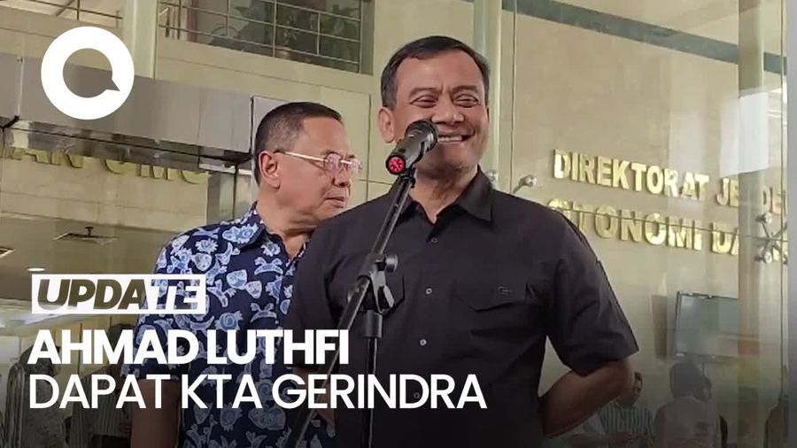 Video Gabung Gerindra, Ahmad Luthfi: Loyalitas ke Pak Prabowo