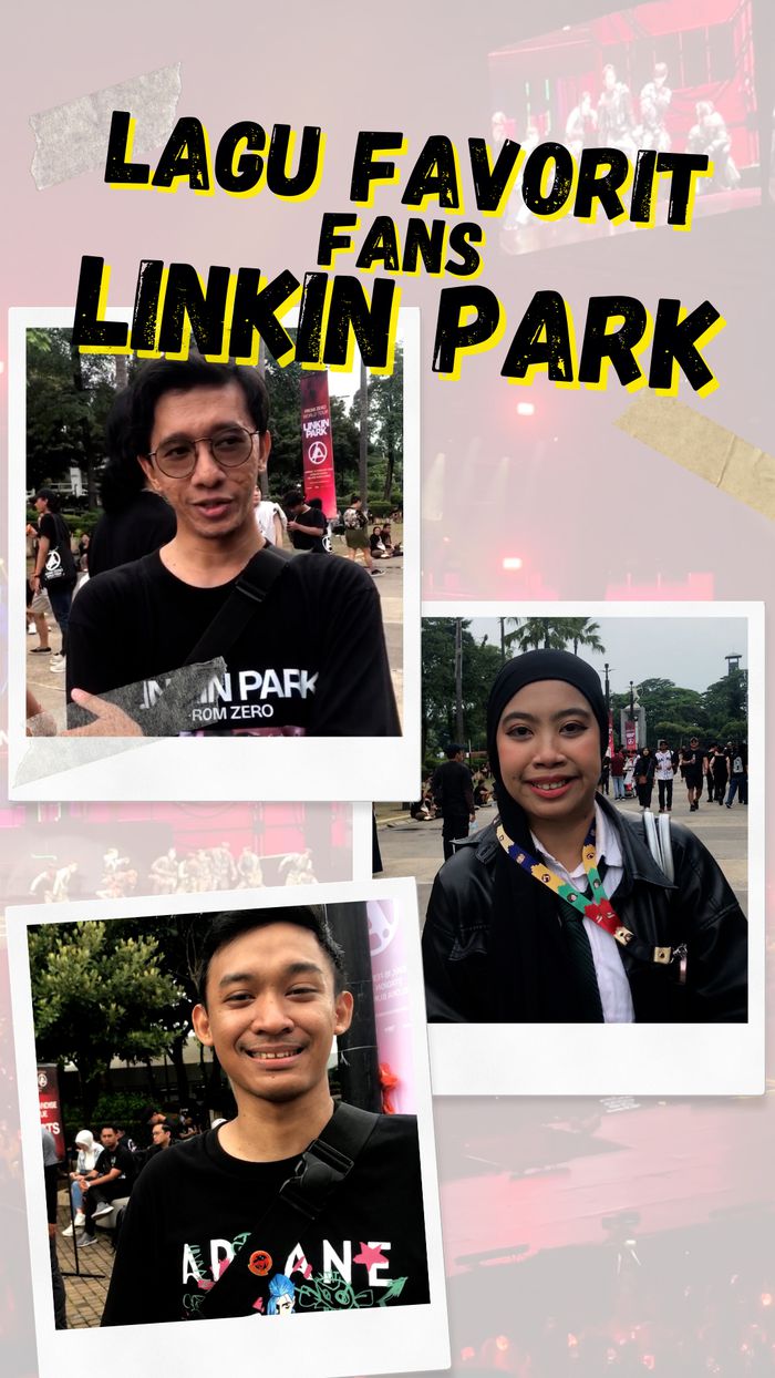 Video Tanya Penonton Konser Linkin Park: Lagu Apa yang Lo Banget?