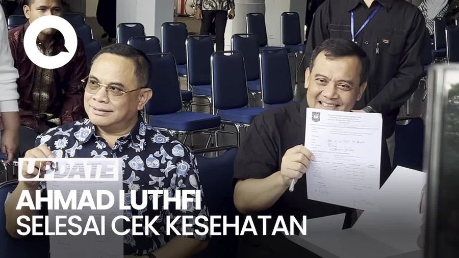 Video Ahmad Luthfi Selesai Cek Kesehatan di Kemendagri: Gula Darah-Tensi Normal