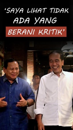 Video Curcol Jokowi Jadi Sasaran Kritik Gara-gara Prabowo Kuat Sekali