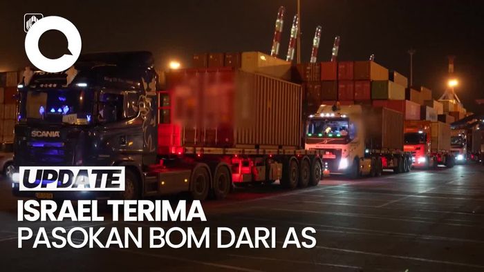 Video: Israel Terima Kiriman Bom MK-84 dari AS Seusai Disetujui Trump