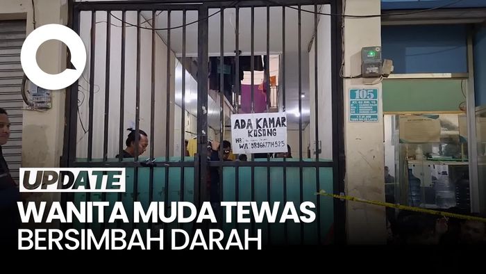 Video: Wanita Muda Tewas Bersimbah Darah di Kontrakan Bandung