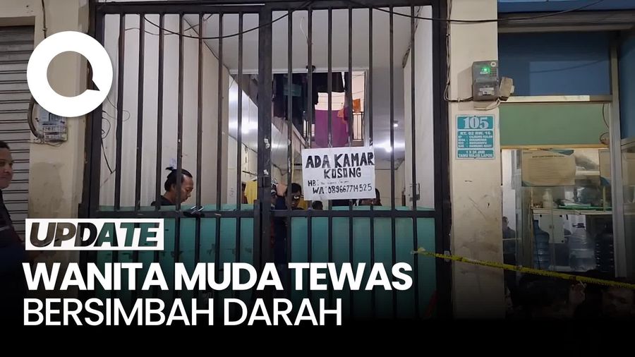 Video: Wanita Muda Tewas Bersimbah Darah di Kontrakan Bandung