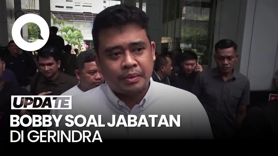 Video: Bobby Tunggu Arahan Prabowo soal Jabatan di Gerindra Usai Terima KTA 