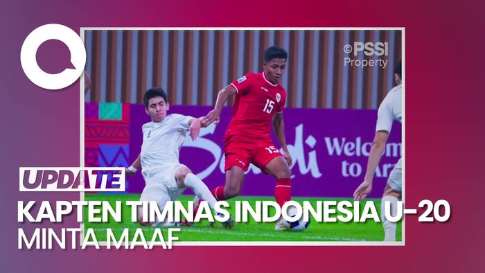 Video Kapten Timnas Indonesia U-20 Minta Maaf