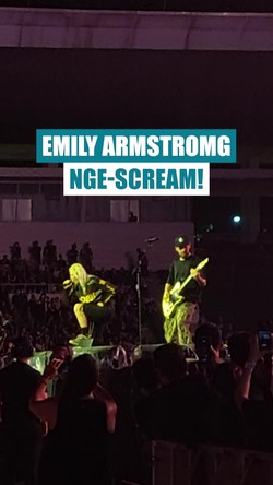 Video Momen-momen Emily Armstrong Scream di Konser Linkin Park Jakarta