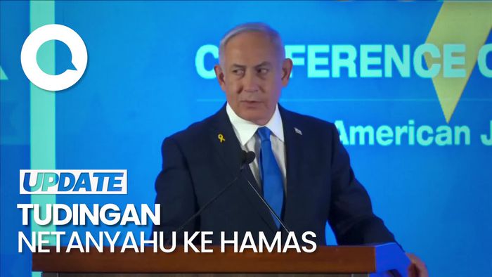 Video: Netanyahu Tuding Hamas Cegah Warga Palestina Keluar dari Gaza