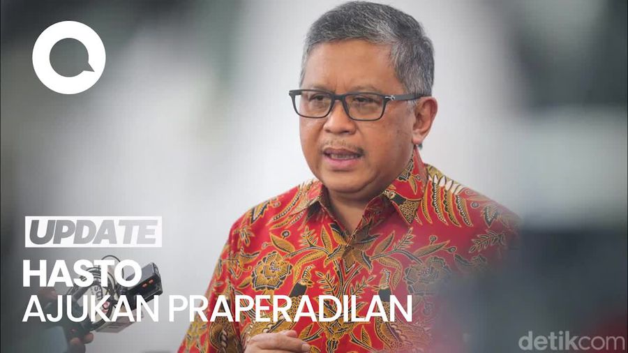 Video: Hasto Ajukan Praperadilan Lagi, Sidang Perdana Senin 3 Maret 2025