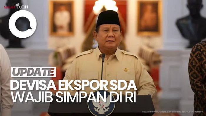 Video Prabowo Teken Aturan DHE, Dolar Wajib Parkir 100% di Indonesia Setahun