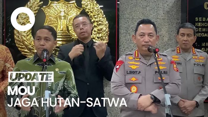 Video: Menhut-Kapolri Teken MoU Komitmen Jaga Hutan hingga Penanganan Karhutla