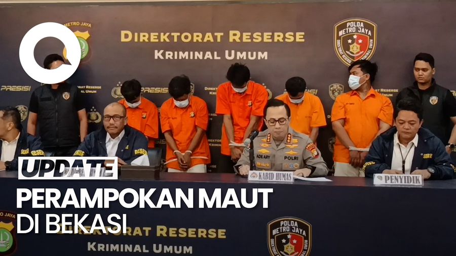 Video: Tampang 5 Perampok yang Bunuh Nenek di Bekasi