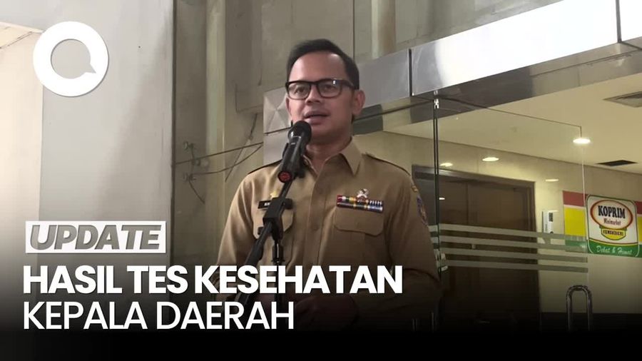 Video: Wamendagri Beberkan Hasil Tes Kesehatan Kepala Daerah Terpilih