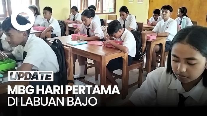 Video MBG Hari Pertama di Labuan Bajo, Siswa Minta Tambah Porsi Sayur-Buah