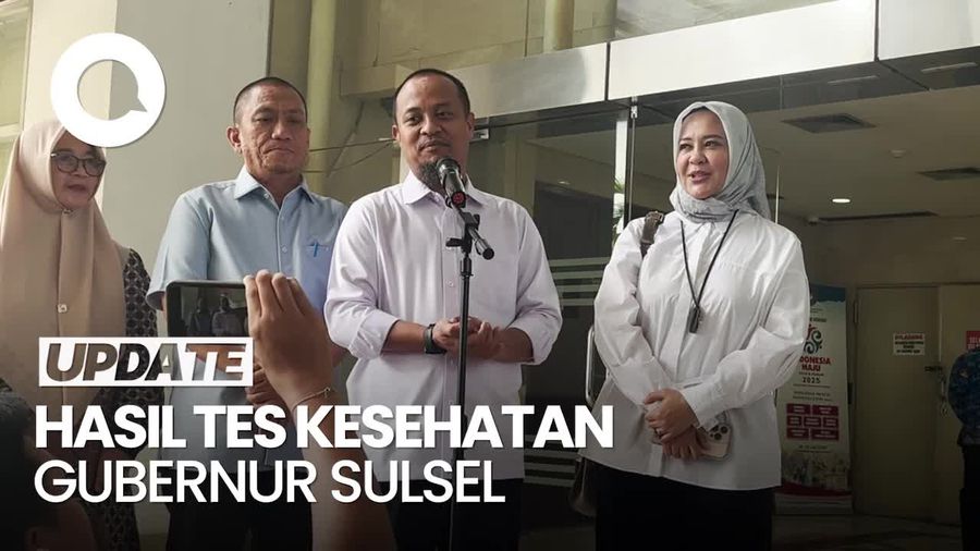 Video Gubernur Sulsel Usai Tes Kesehatan: Kolesterol Agak Tinggi