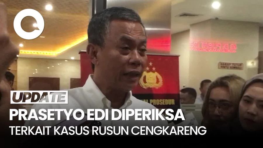 Video: Diperiksa 2 Jam, Prasetyo Edi Ngaku Tak Tahu soal Kasus Rusun Cengkareng 