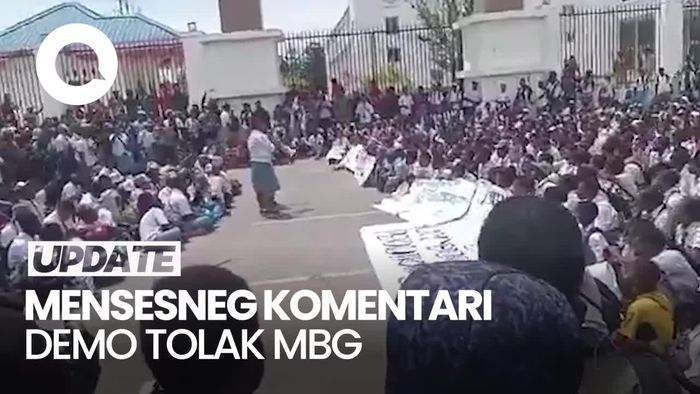 Video: Respons Mensesneg Terkait Demo Tolak Makan Bergizi Gratis di Papua