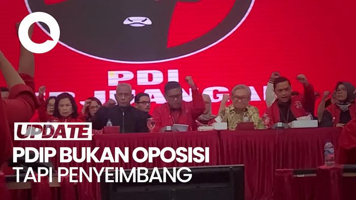 Video Hasto Soal Posisi PDIP: Bukan Oposisi, Tapi Penyeimbang