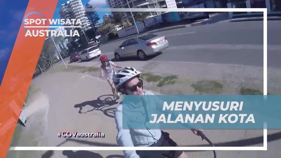 Menjelajahi Kota dengan Beach Bike di Gold Coast, Australia
