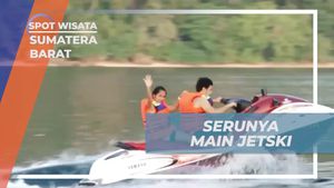 Nikmati Keseruan Main Jetski di Perairan Pulau Sikuai, Sumatera Barat