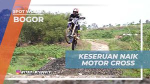 Rasakan Keseruan Naik Motor Cross di Bukit Hambalang, Bogor