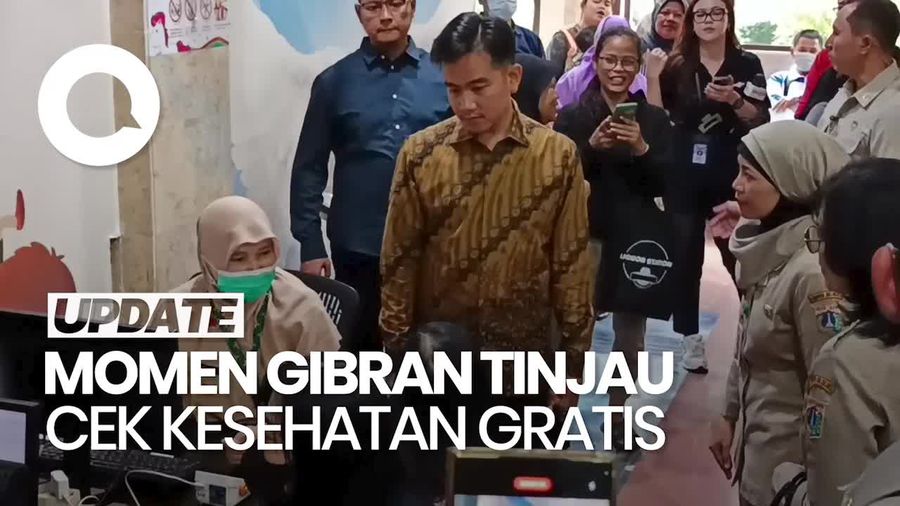 Video: Gibran Tinjau Cek Kesehatan Gratis di Kelapa Gading