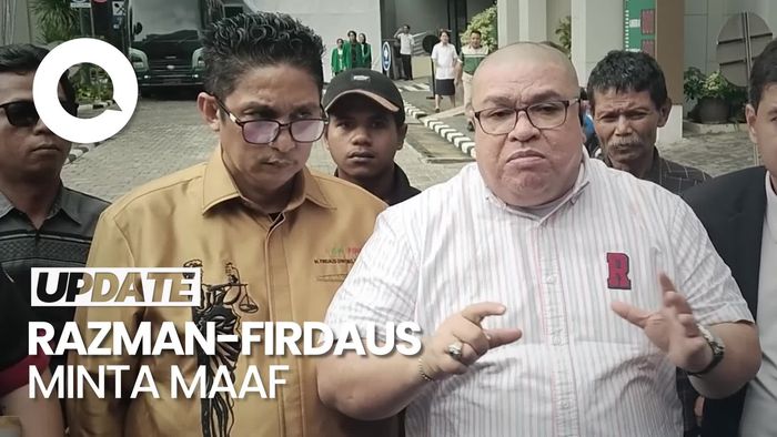 Video Permintaan Maaf Razman-Firdaus Usai Bikin Gaduh-SK Advokat Dibekukan