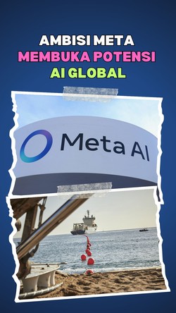 Video Meta Bikin Proyek Kabel Bawah Laut 50.000 Km Jangkau Lima Benua