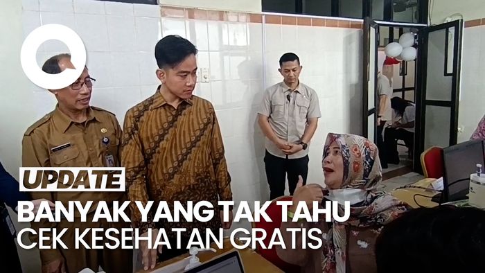 Video: Gibran Sebut Banyak Warga Belum Tahu Program Cek Kesehatan Gratis