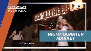 VMenikmati Jajanan di Night Quarter Market, Gold Coast, Australia