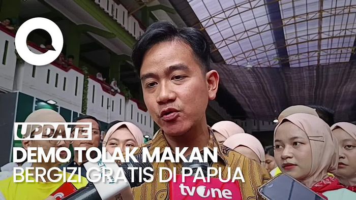 Video: Respons Gibran Soal Demo Tolak Makan Bergizi Gratis di Papua