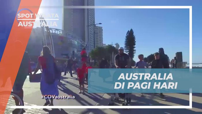 Menikmati Pagi yang Cerah di Gold Coast, Australia
