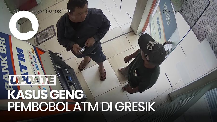 Video: Polisi Ringkus Geng Pembobol ATM di Gresik, Sudah Beraksi di 7 Titik