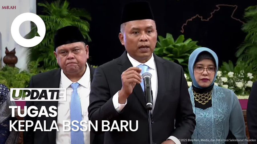 Video: Prabowo Beri Tugas Kepala BSSN soal Keamanan Data hingga Berantas Judol