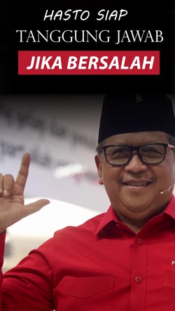 Video: Lihat Lagi Penegasan Hasto Siap Tanggung Jawab Jika Bersalah