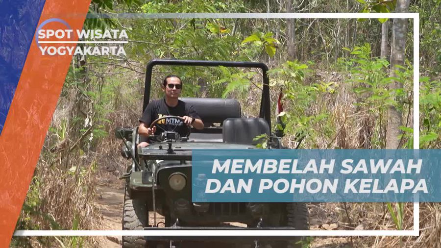 Berkendara Menyusuri Sawah dan Pohon Kelapa di Kulon Progo, Yogyakarta