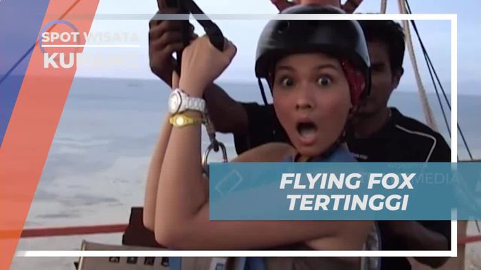 Mencoba Flying Fox Tertinggi di Subasuka Paradise, Kupang, NTT
