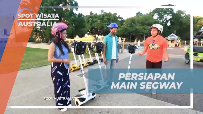Bermain Segway Seru Menyusuri Kota Brisbane, Australia