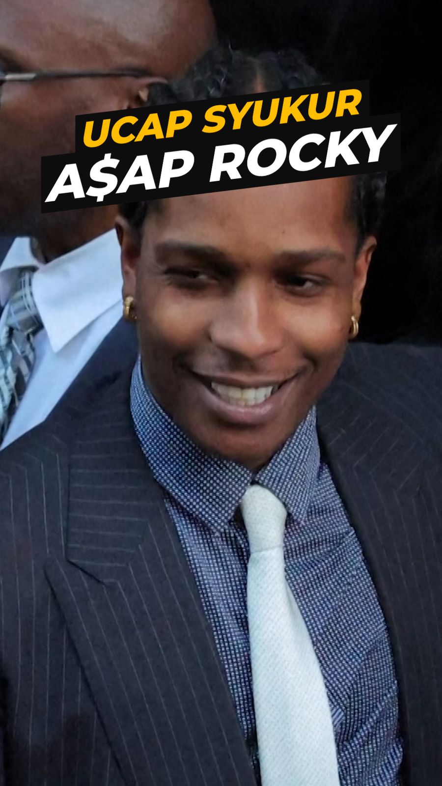 Video Divonis Tak Bersalah, A$AP Rocky: Segala Puji Bagi Tuhan