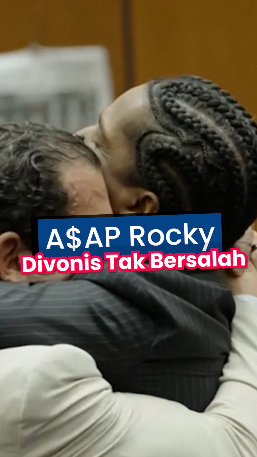 Video: Momen Bahagia A$AP Rocky Divonis Tak Bersalah di Kasus Penembakan