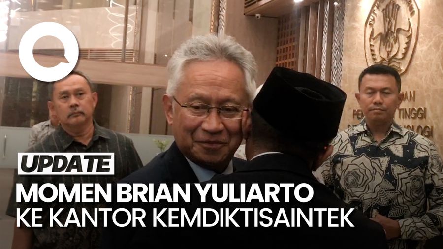 Video: Momen Brian Yuliarto Tiba di Kemendiktisaintek, Disambut Pelukan Satryo