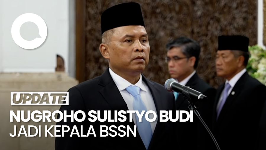 Video: Prabowo Lantik Nugroho Sulistyo Budi Jadi Kepala BSSN